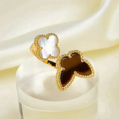 [AuraEcho Jewelry]LUCKY BETWEEN THE FINGER RING