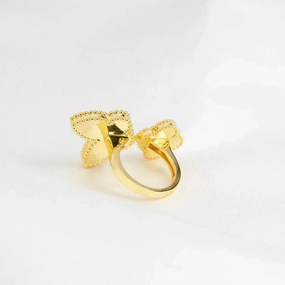[AuraEcho Jewelry]LUCKY BETWEEN THE FINGER RING